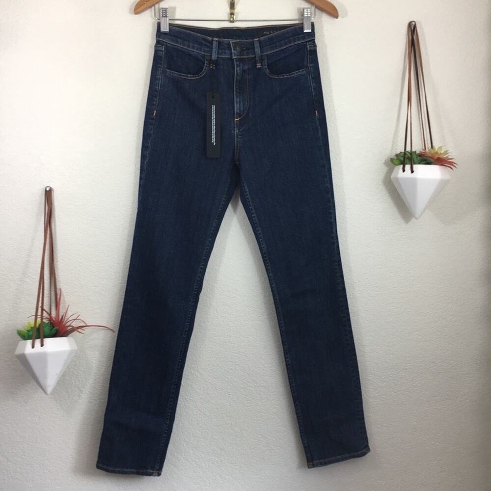 NWT Rag & Bone / TECH high rise blue jeans